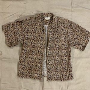 Barry Bricken Button Up Top - Size 16
